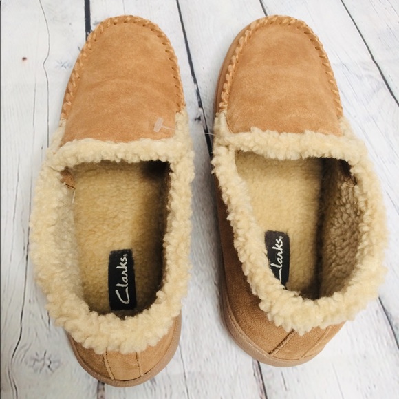 clarks mens slippers indoor outdoor